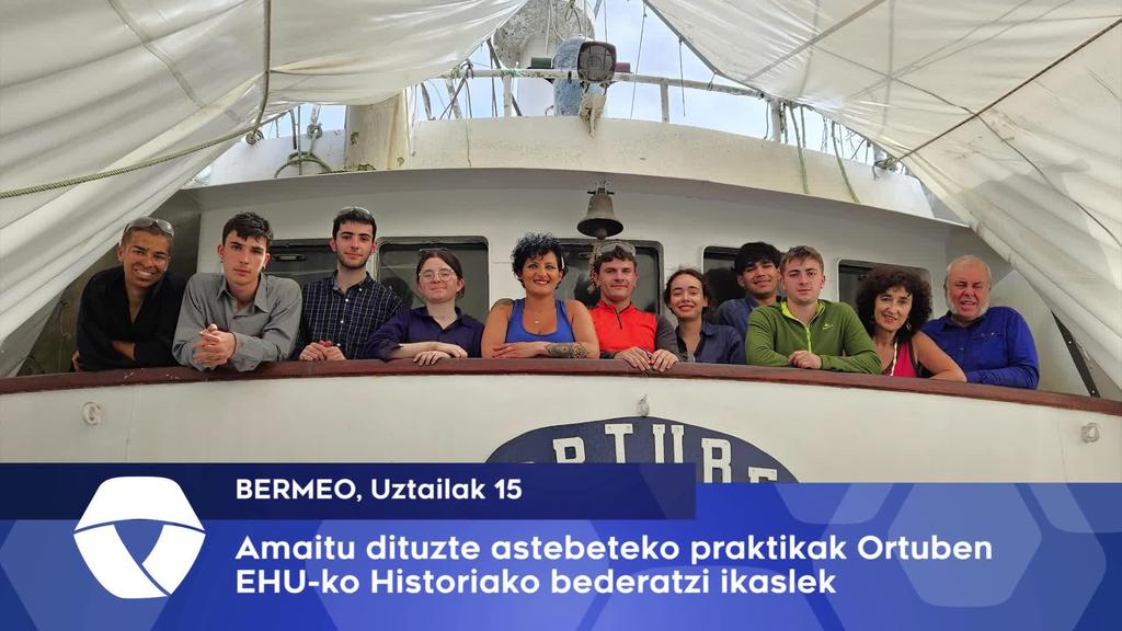 Ortube untzia ezagutzeko aukera izan dute EHUko 9 ikaslek astebetez