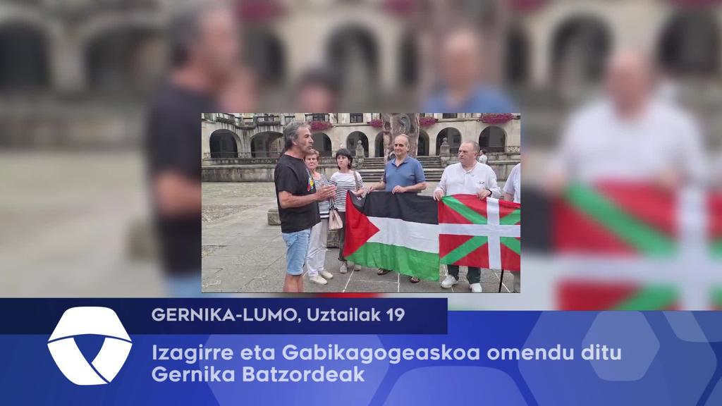 Izagirre eta Gabikagogeaskoa omendu ditu Gernika Batzordeak