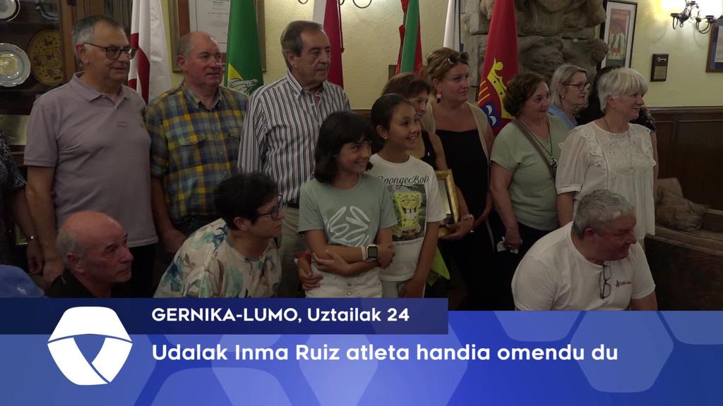 Inma Ruiz atleta handia omendu du Gernika-Lumoko Udalak