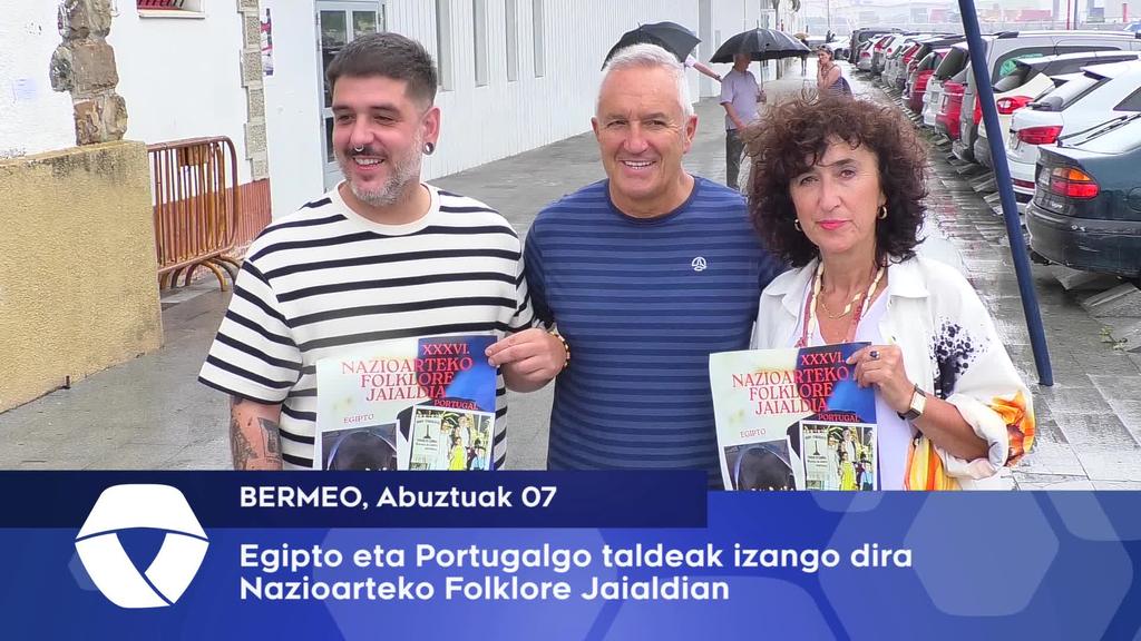 Portugal eta Egiptoko taldeak izango dira Nazioarteko Folklore Jaialdian Bermeon