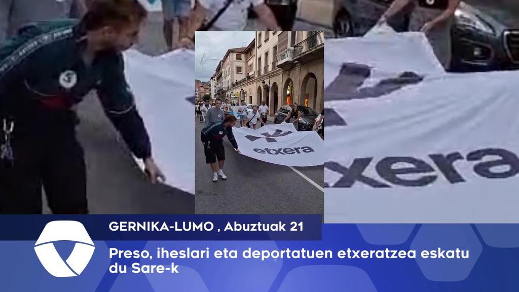 Euskal presoen etxeratzea aldarrikatu du jaietan Sarek