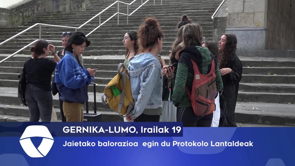 Jaietako balorazioa egin du Protokolo Lantaldeak