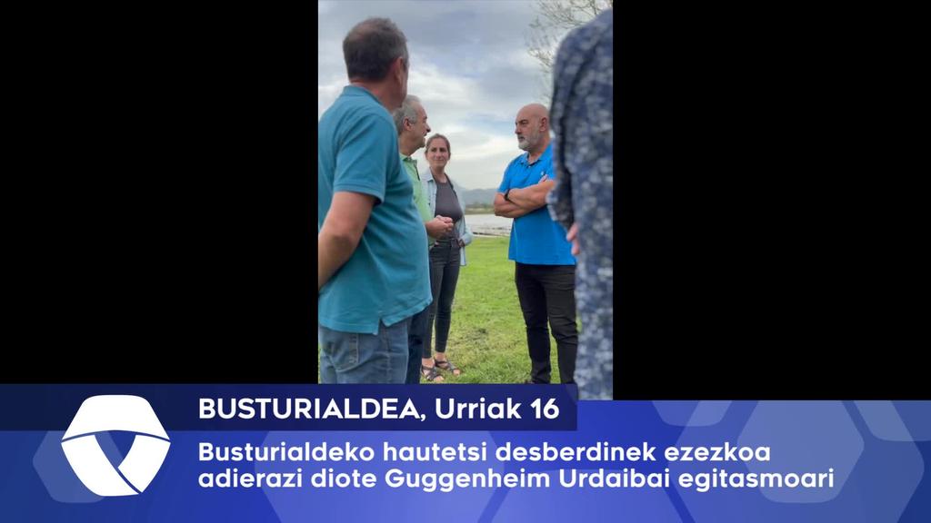 Guggenheim Urdaibairi ezetz esan diote Busturialdeko hautetsi desberdinek