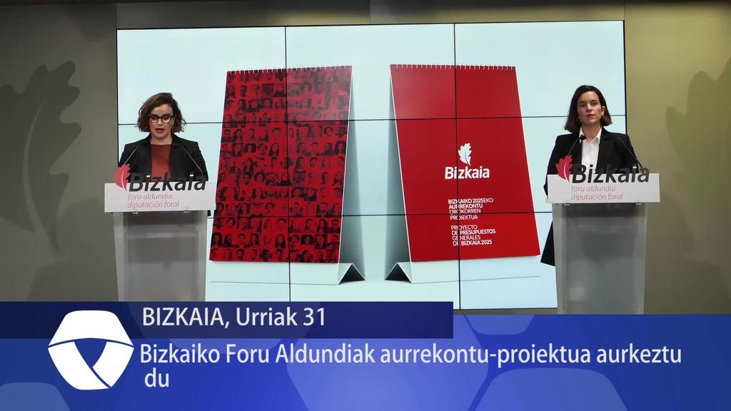 Bizkaiko Foru Aldundiak aurrekontu-proiektua aurkeztu du