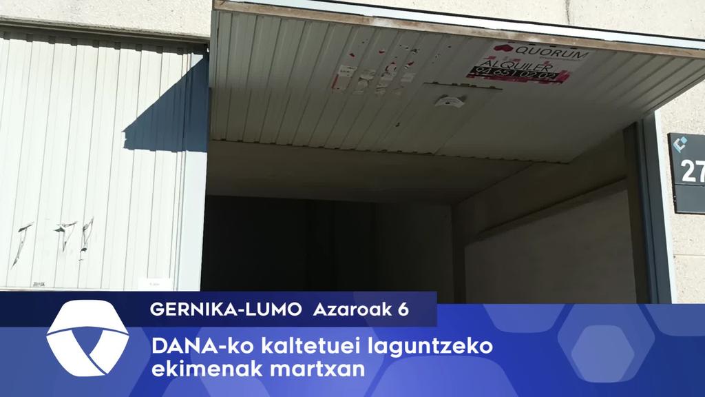 DANA-ren kaltetuei laguntzeko ekimenak martxan