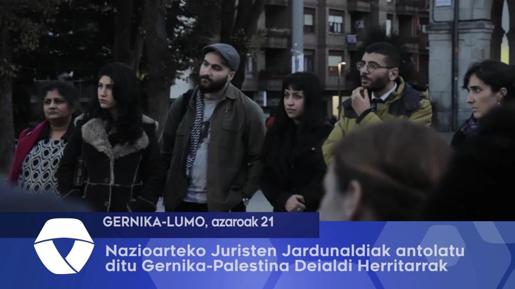 Nazioarteko Juristen Jardunaldiak antolatu dira Gernika-Palestina Deialdi Herritarrak