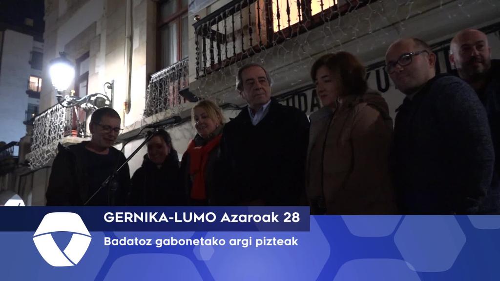 Badatoz gabonetako argi pizte ekitaldiak