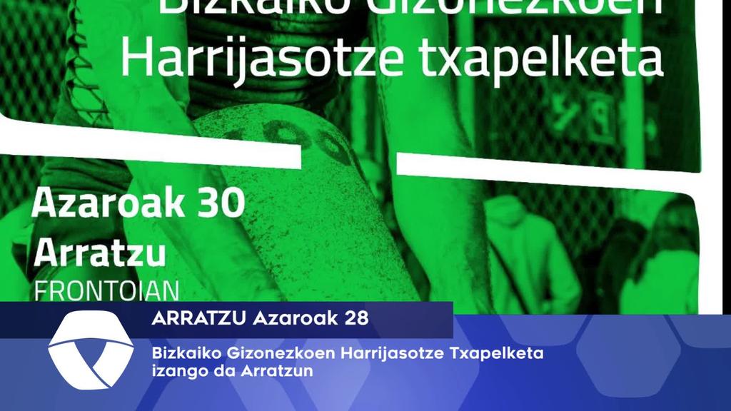Bizkaiko Gizonezkoen Harrijasotze txapelketa ospatuko da Azaroaren 30ean