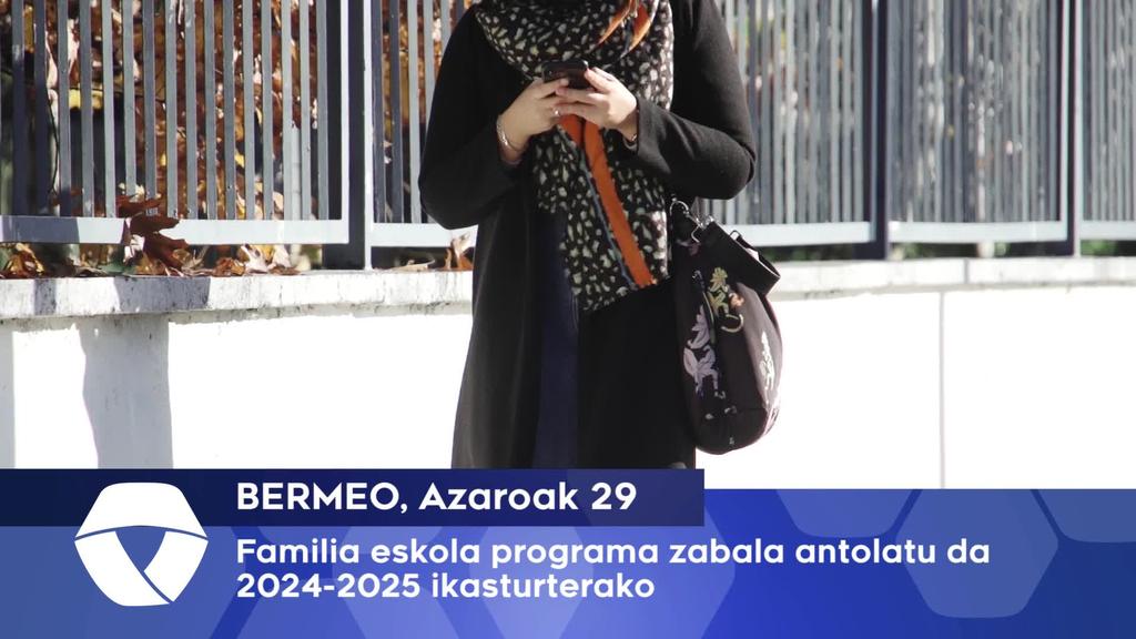 Familia Eskola programa zabala antolatu da 2024-2025 ikasturterako Bermeon