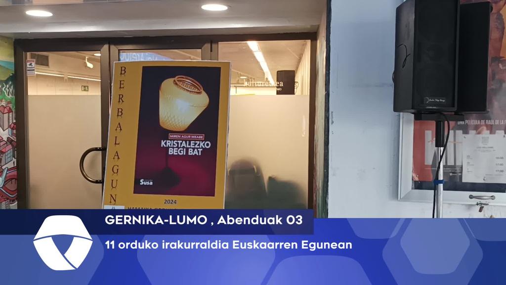 11 orduko irakurraldia Euskararen Egunean