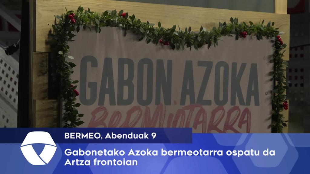 Gabonetako Azoka Bermeotarra ospatu da Artza frontoian