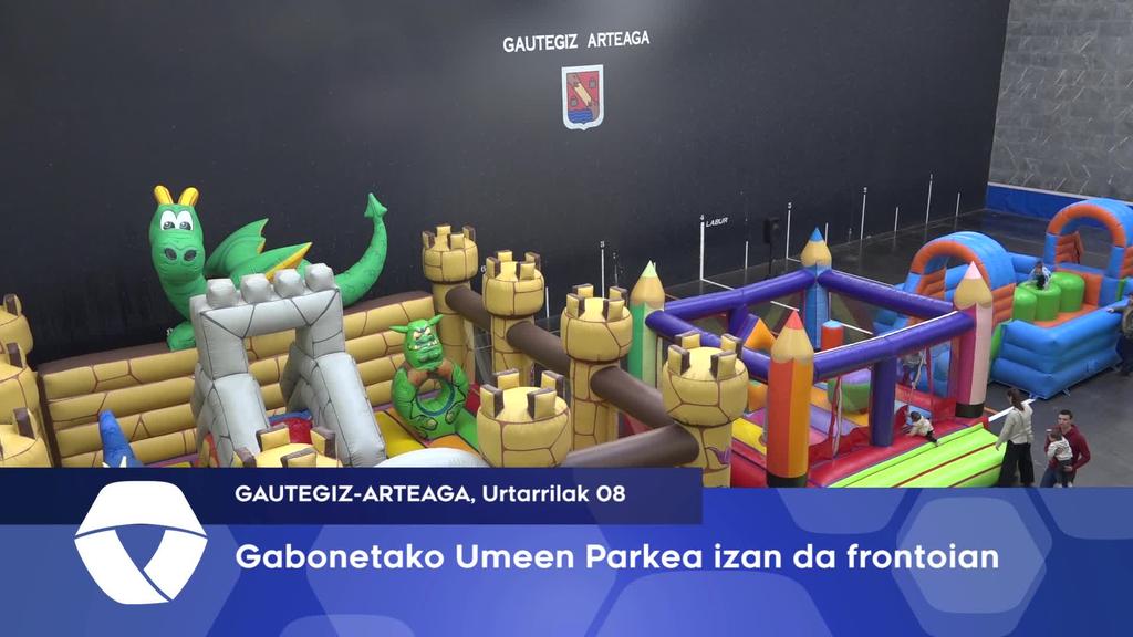 Gabonetako umeen parkea izan da Gautegiz Arteagan