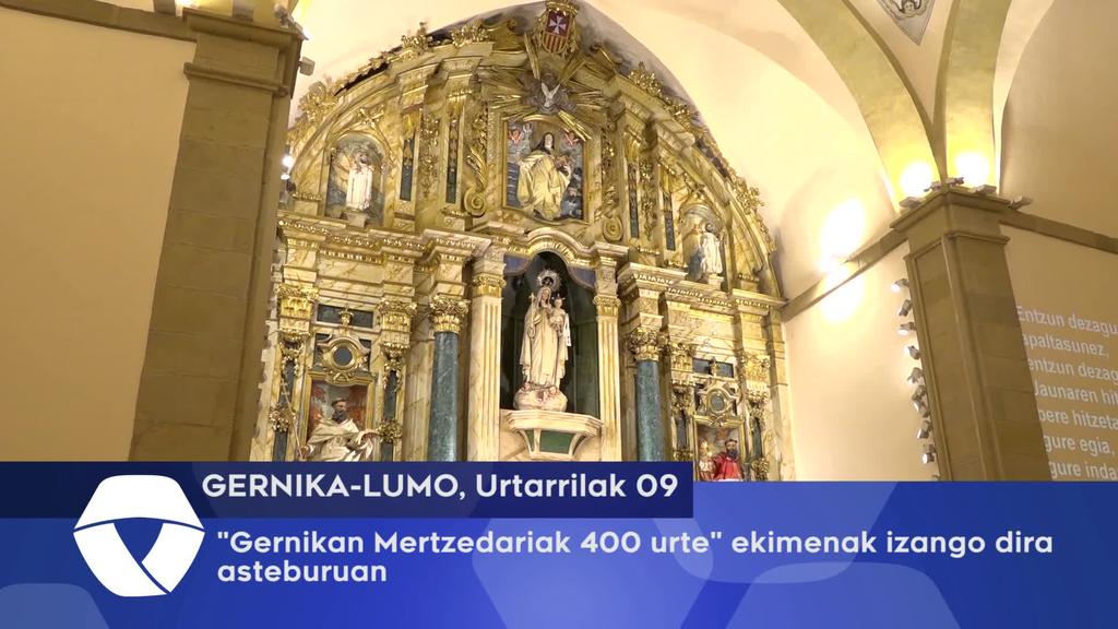 Gernikan Mertzeariak 400 urte ekimenak izango dira asteburuan