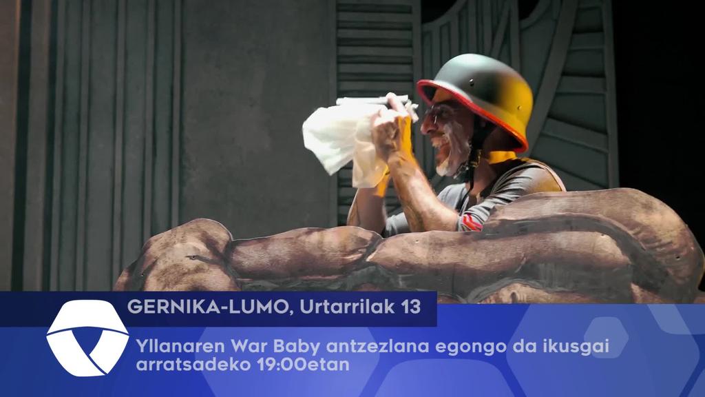 Yllanaren War Baby antzezlana egongo da ikusgai arratsadeko 19:00etan