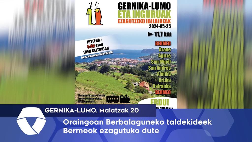 Urtarrilaren 25ean, goizeko 09:00etatik aurrera, Berbalagunek ibilbidea burutuko du