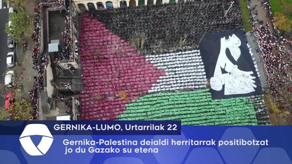 Gernika-Palestina deialdi herritarrak positibotzat jo du Gazako su etena