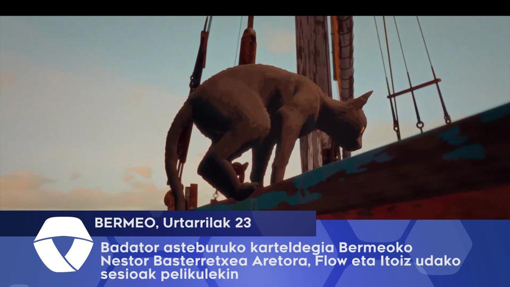 Badator asteburuko karteldegia Bermeoko Nestor Basterretxea Aretora, Flow eta Itoiz udako sesioak pelikulekin