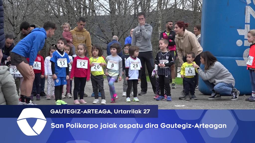 San Polikarpo jaiak ospatu dira Gautegiz Arteagan