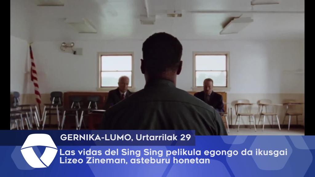 Las vidas de Sing sing pelikula egongo da ikusgai Lizeo Zineman, asteburu honetan