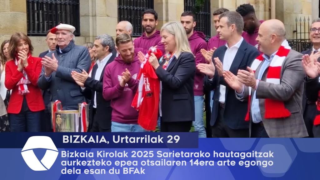 Bizkaia Kirolak 2025 Sarietarako hautagaitzak aurkezteko epea otsailaren 14era arte egongo  dela esan du BFAk