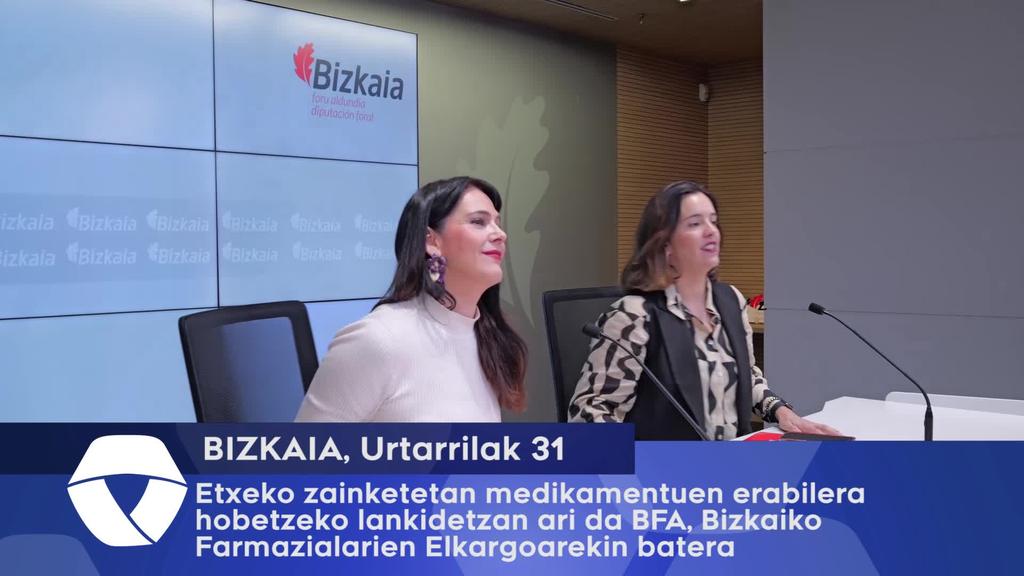 Etxeko Zainketetan medikamenduen erabilera hobetzeko lankidetzan ari da BFA, Bizkaiko Farmazialarien Elkargoarekin batera