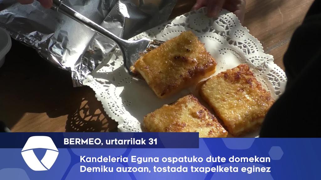 Bermeoko Kandeleria Eguna ospatuko dute domekan Demikun, tostada txapelketa eginez