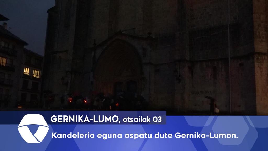 Kandelerio eguna ospatu dute Gernika-Lumon