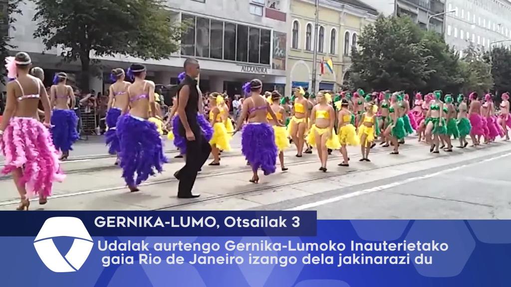 Udalak aurtengo Gernika-Lumoko Inauterietako gaia Rio de Janeiro izango dela jakinarazi du