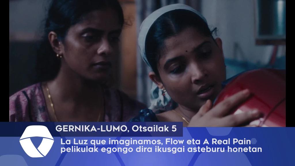La Luz que imaginamos, Flow eta A Real Pain pelikulak egongo dira ikusgai asteburu honetan
