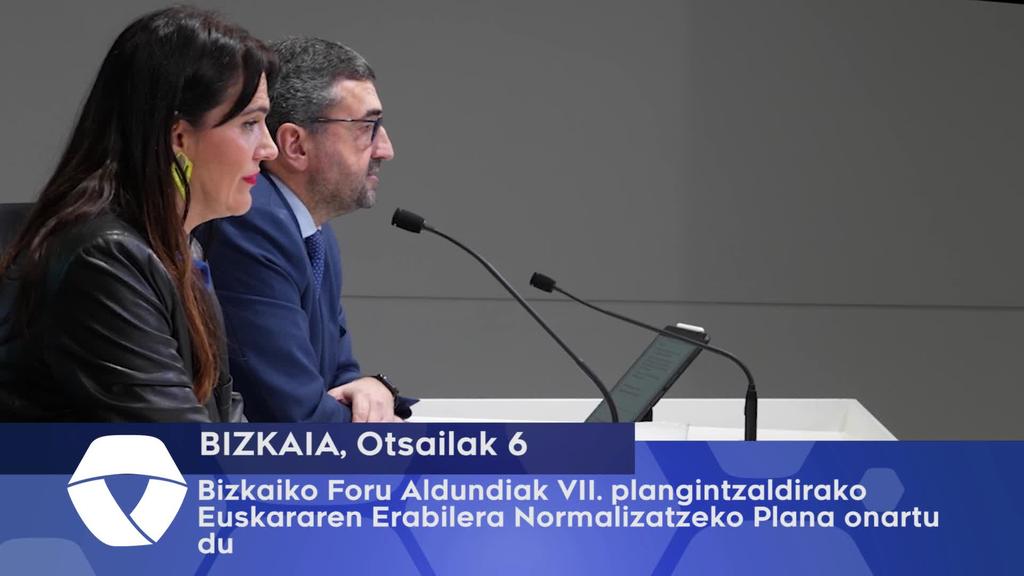 Bizkaiko Foru Aldundiak VII.Plangintzaldirako Euskararen Erabilera Normaliatzeko Plana onartu du