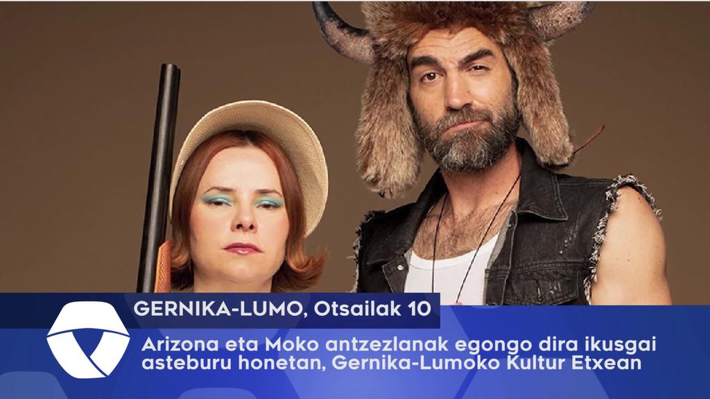 Arizona eta Moko antzezlanak egongo dira ikusgai asteburu honetan, Gernika-Lumoko Kultur Etxean