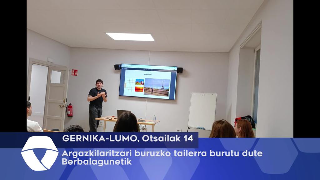 Argazkilaritzari buruzko tailerra burutu dute Berbalagunetik