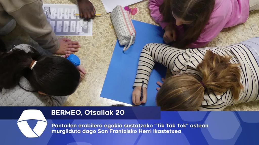 Pantailen erabilera egokia sustatzen dabiltza San Frantzisko Herri Ikastetxean