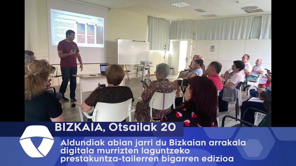 Aldundiak abian jarri du Bizkaian arrakala digitala murrizten laguntzeko prestakuntza-tailerren bigarren edizioa