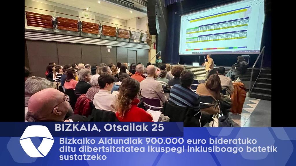 Bizkaiko Aldundiak 900.000 euro bieratuko ditu dibertsitatea ikuspegi inklusiboago batetik sustatzeko