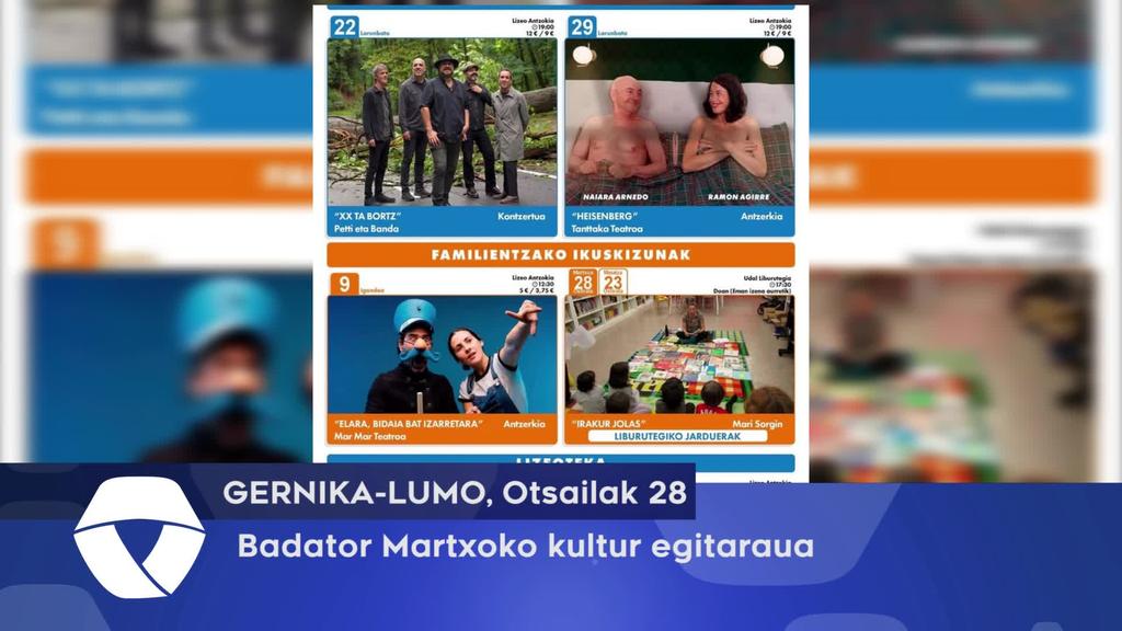Badator Martxoko kultur egitaraua