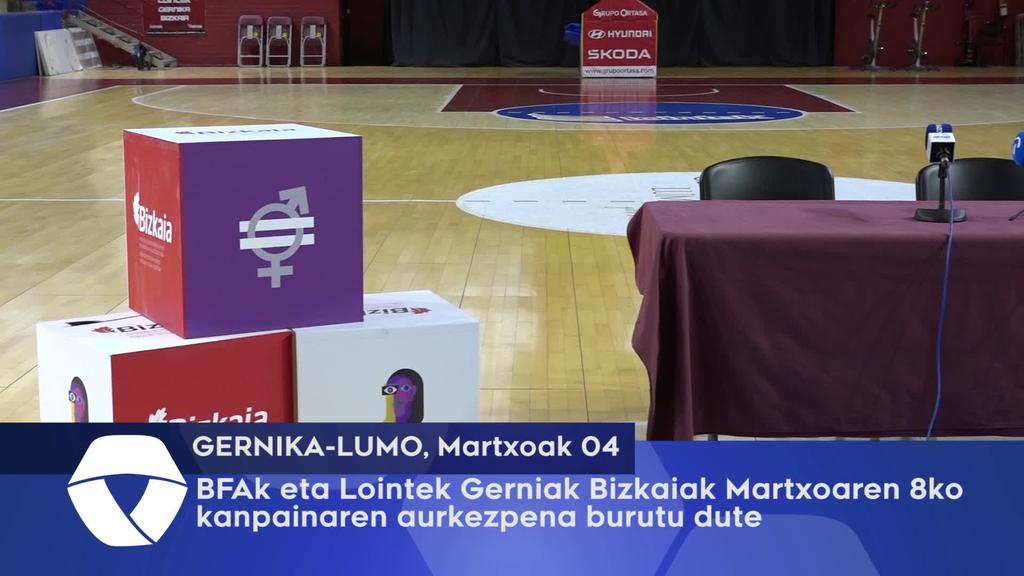 BFAak eta Lointek Gernika Bizkaiak martxoaren 8ko kanpainaren aurkezpena burutu dute