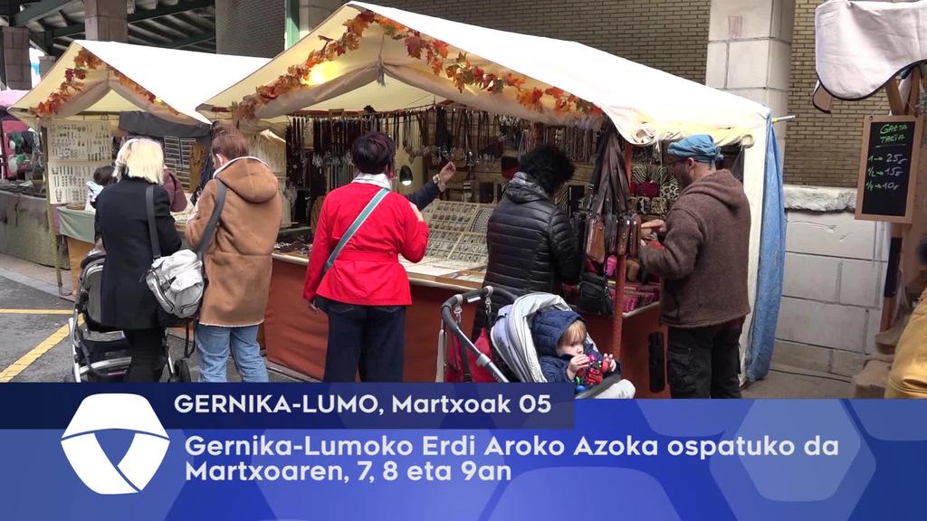 Gernika-Lumoko Erdi Aroko Azoka ospatuko da martxoaren 7, 8 eta 9an