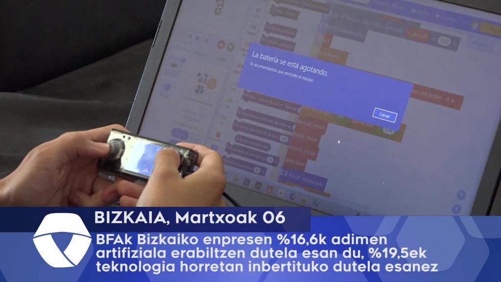 BFAk Bizkaiko enpresen %16,6k adimen artifiziala erabiltzen dutela esan du, %19,5ek teknologia horretan inbertituko dutela esanez