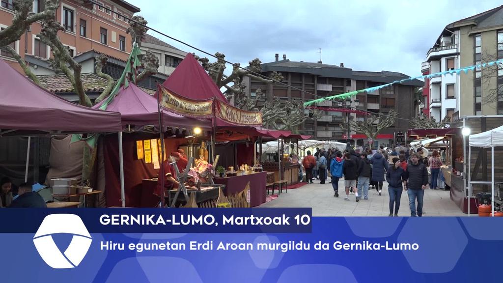Hiru egunetan Erdi Aroan murgildu da Gernika-Lumo