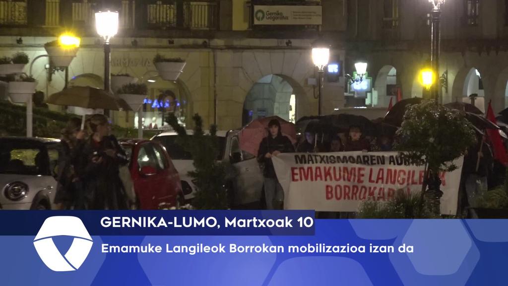 Matxismoaren aurrean emakume langileak borrokan mobilizazioa izan da