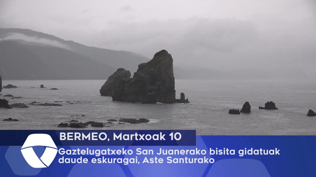 Gaztelugatxeko San Juanerako bisita gidatuak daude eskuragai, Aste Santurako