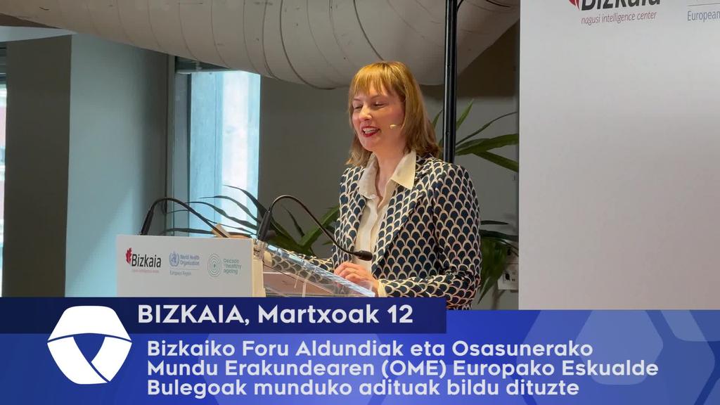Bizkaiko Foru Aldundiak eta Osasunerako Mundu Erakundearen Europako Eskualde Bulegoak munduko adituak bildu dituzte