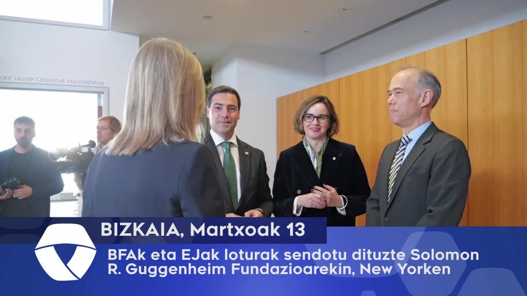 BFAk eta EJak loturak sendotu dituzte Solomon R.Guggenheim Fundazioarekin, New York-en