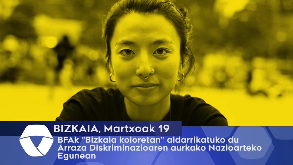 BFAk Bizkaia koloretan aldarrikatuko du Arraza Diskriminazioaren aurkako Nazioarteko Egunean