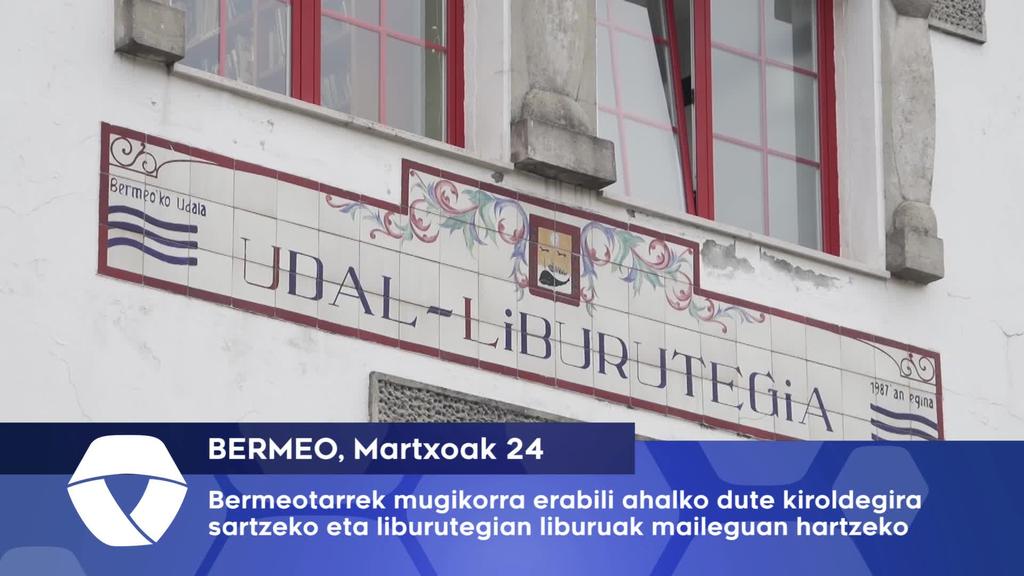 Bermeotarrek mugikorra erabili ahalko dute kiroldegira sartzeko eta liburutegian liburuak maileguan hartzeko