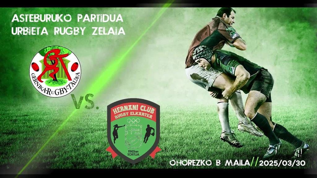 RUGBY GERNIKA R.T vs HERNANI (ITZULIKO 5. JARDUNALDIA )