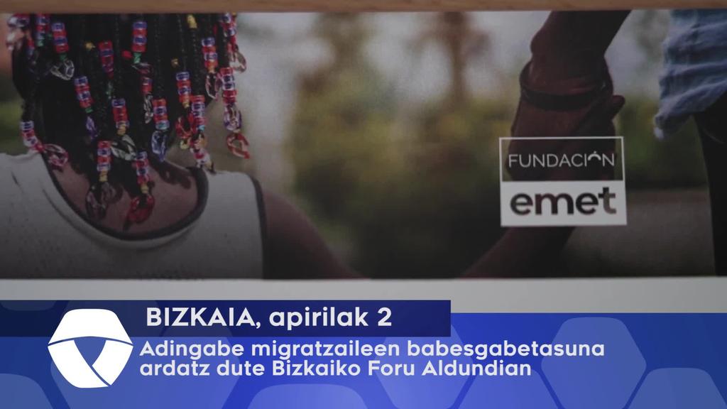 Adingabe migratzaileen babesgabetasuna ardatz dute Bizkaiko Foru Aldundian