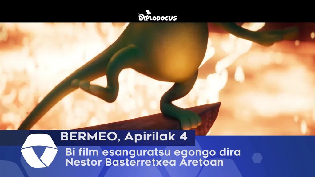 Bi film esanguratsu egongo dira Nestor Basterretxea Aretoan
