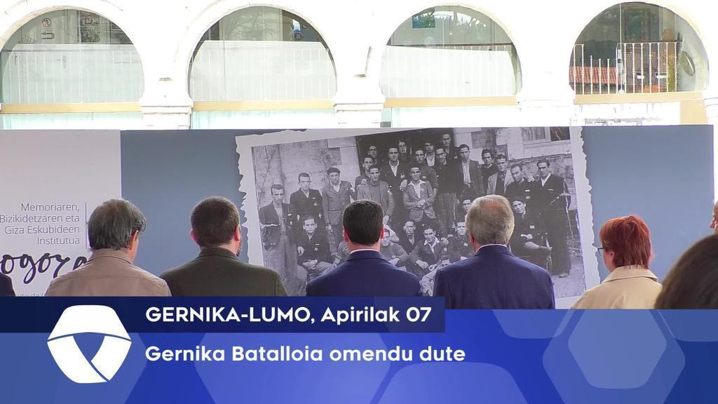Gernika Batalloia omendu dute
